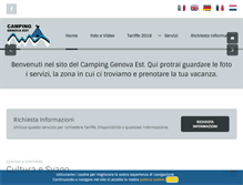 Tablet Screenshot of camping-genova-est.it
